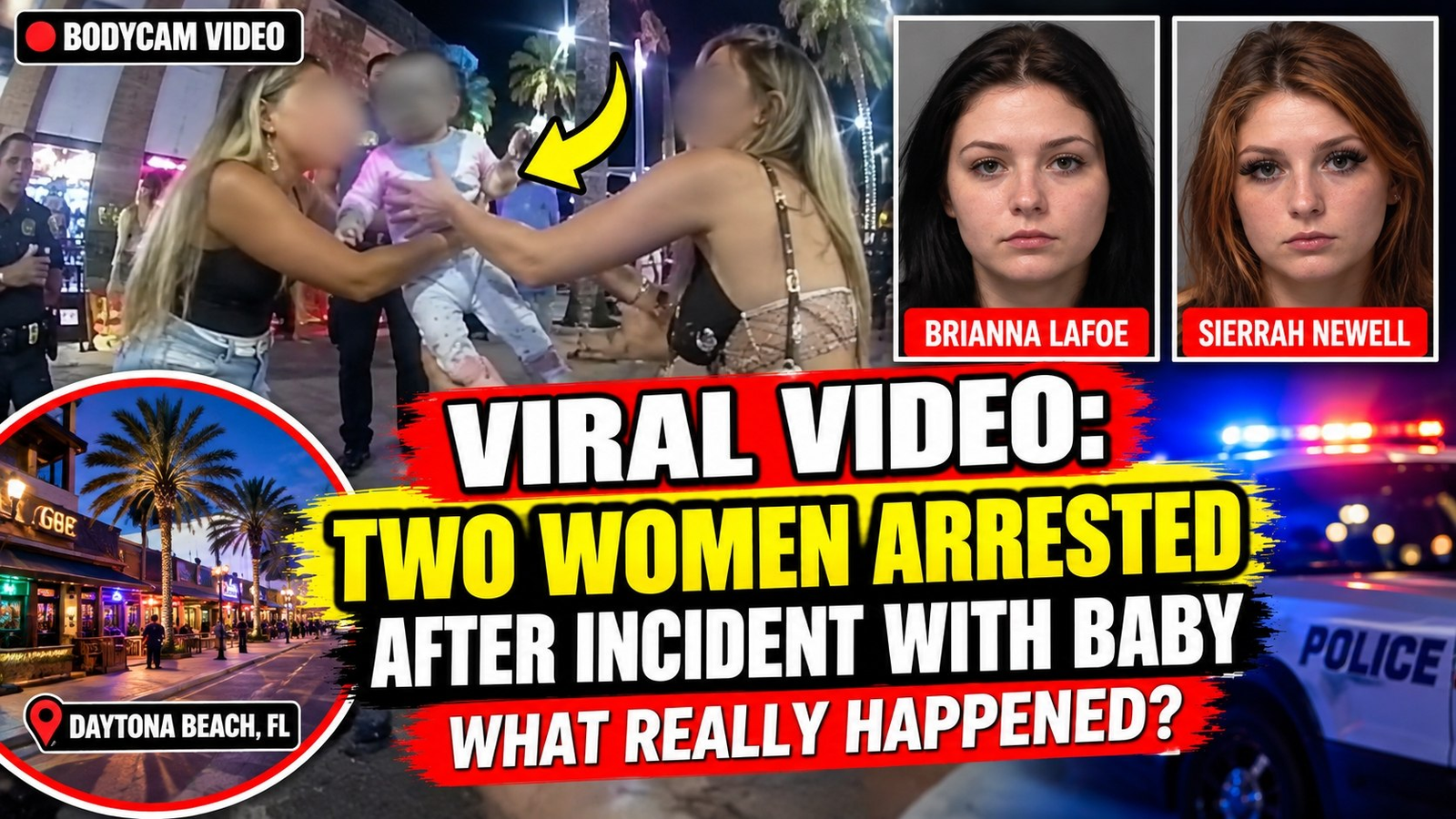 Viral Bodycam Video Shows Women Accused of Tossing Baby Outside Florida Bar — The Real Story